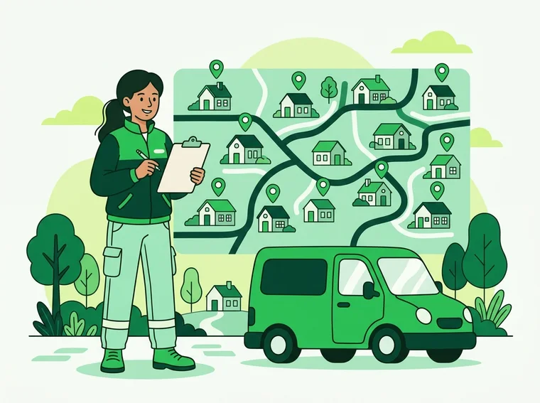 A local energy assessor with a busy round of appointments