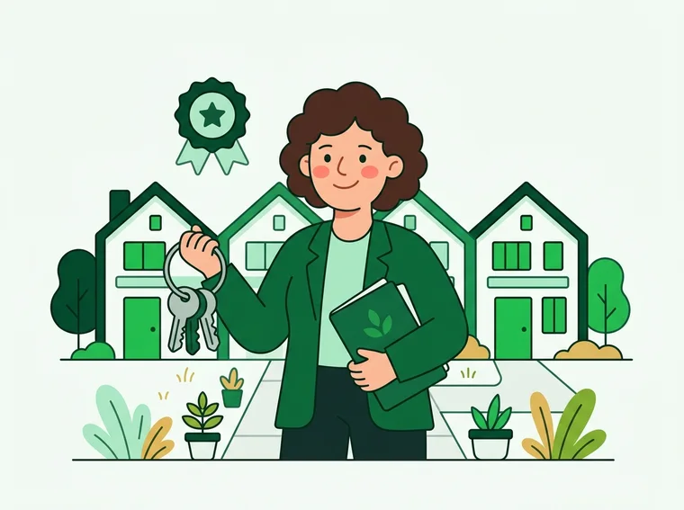 A landlord with keys and an EPC for their rental property
