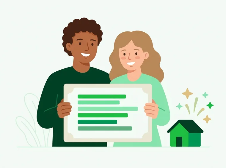 Homeowners receiving their Energy Performance Certificate